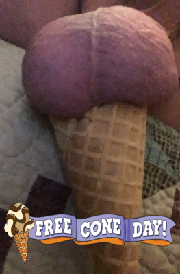 Free Cone Day is very meaty.
