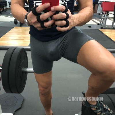 Pumped bulge at Fitness First