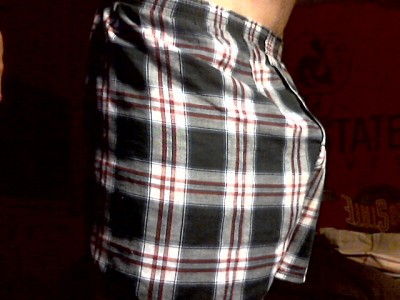 Bulge with boxers on!
