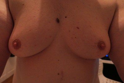 My boobs together