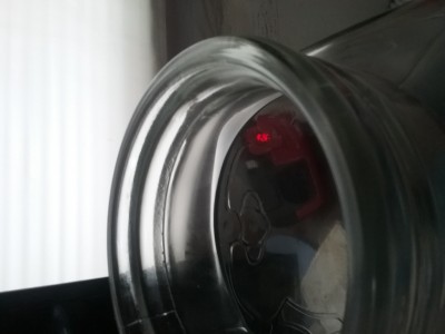 has a slight curve outward around the rim