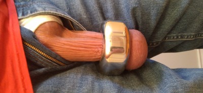 My new weight. Heavy duty model.  40mm tall with a 38mm inner hole diameter. Pulls like a freight train!