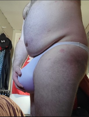 What I aspire to  3rd pic  side shot White Thong