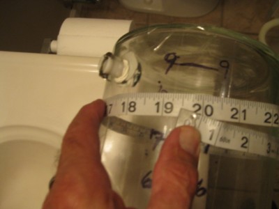 circumference of the 6 X 10 is 19.5